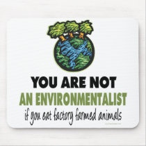 Environmentalist = Vegan, Vegetarian