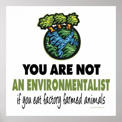 Environmentalist = Vegan, Vegetarian by GreenNeighborVeggie