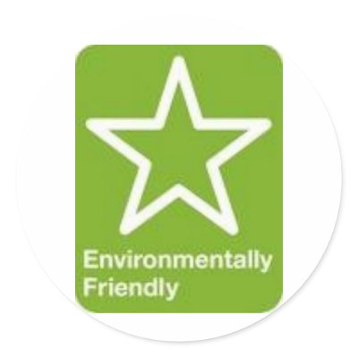 Environmentally Friendly Round Stickers by mandmsrock28