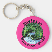 Envision Whirled Peas Keychain