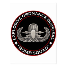 EOD "Bomb Squad" Post Cards
