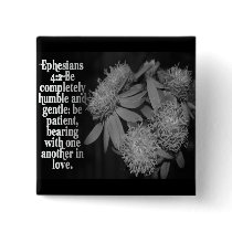 EPESIANS 4:2 LOVE - FAVORITE SCRIPTURE PINBACK BUTTON