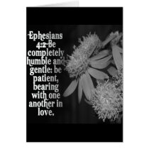 EPESIANS 4:2 LOVE - FAVORITE SCRIPTURE GREETING CARDS