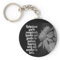 EPESIANS 4:2 LOVE - FAVORITE SCRIPTURE KEY CHAINS