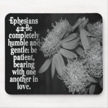 EPESIANS 4:2 LOVE - FAVORITE SCRIPTURE MOUSE PAD