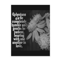 EPESIANS 4:2 LOVE - FAVORITE SCRIPTURE POSTCARDS
