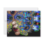 EPHEMERAL Mardi Gras Masquerade Party ,Blue, Mask Personalized Invite