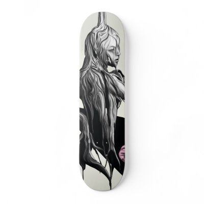 Ephemeros #03 skateboard deck by kittozutto