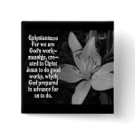 EPHESIANS 2:10 BIBLE SCRIPTURE QUOTE PINS