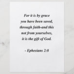 EPHESIANS 2:8 CUSTOM FLYER