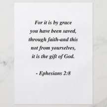 EPHESIANS 2:8 CUSTOM FLYER
