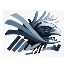Epic Eagle Design #6 Personalized Announcement