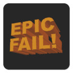 Epic Fail! 3D Stickers