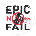 Epic Fail Anti-Obama stickers