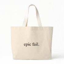 epic fail. tote bag