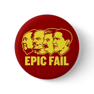 Epic Fail Obama Button by Libertymaniacs