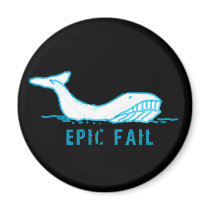 Epic Fail Whale Magnet