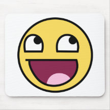 Epic Smiley Face Mousepad