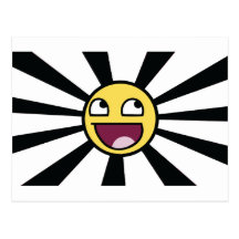 Epic Smiley Post Cards