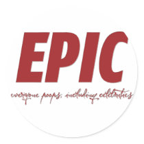 EPIC ROUND STICKER