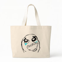 Epic win face tote bags