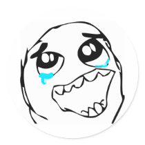 Epic win face sticker