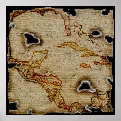 EpicTreasure Map #1 Print by epicpirates