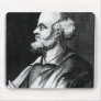 Epicurus, engraved by Johann Fredrich Schmidt Mousepad