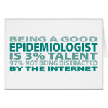 Epidemiologist 3% Talent Greeting Cards