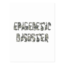 epigenetic disaster postkarte