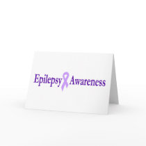 epilepsy awareness greeting card