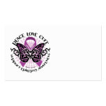 Epilepsy Butterfly Tribal Business Card Templates