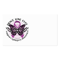 Epilepsy Butterfly Tribal Business Card Templates
