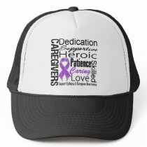 Epilepsy Caregivers Collage Trucker Hats