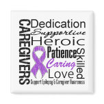 Epilepsy Caregivers Collage Refrigerator Magnet