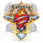 Epilepsy Cross & Heart Acrylic Cut Outs