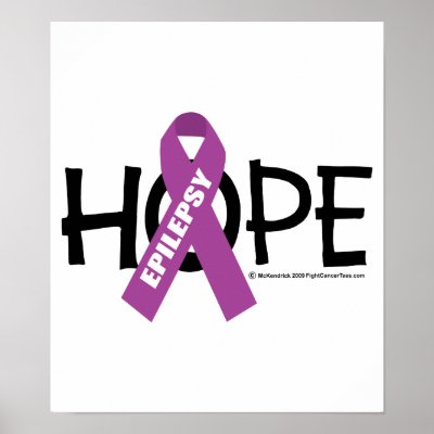 Epilepsy Hope Posters by fightcancertees