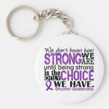 Epilepsy How Strong We Are Keychain