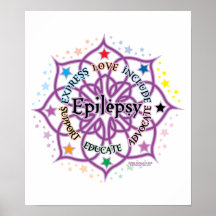 Epilepsy Lotus Posters