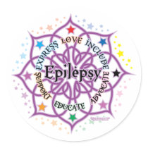 Epilepsy Lotus stickers