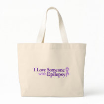 epilepsy love canvas bag