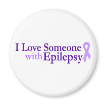epilepsy love fridge magnet