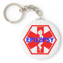 EPILEPSY MEDICAL ID KEY CHAINS