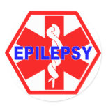 EPILEPSY MEDICAL ID stickers