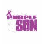 Epilepsy Purple for Son t-shirts