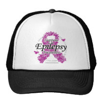 Epilepsy Ribbon of Butterflies hats