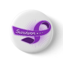 Epilepsy Survivor Ribbon Buttons