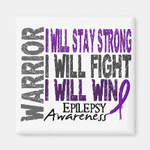 Epilepsy Warrior Magnet