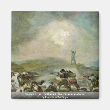 Episode From The Spanish War Of Independence Magnets