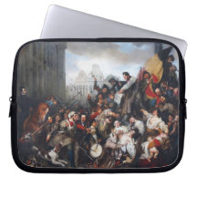 Episode of the September Days by Gustave Wappers Laptop Sleeves